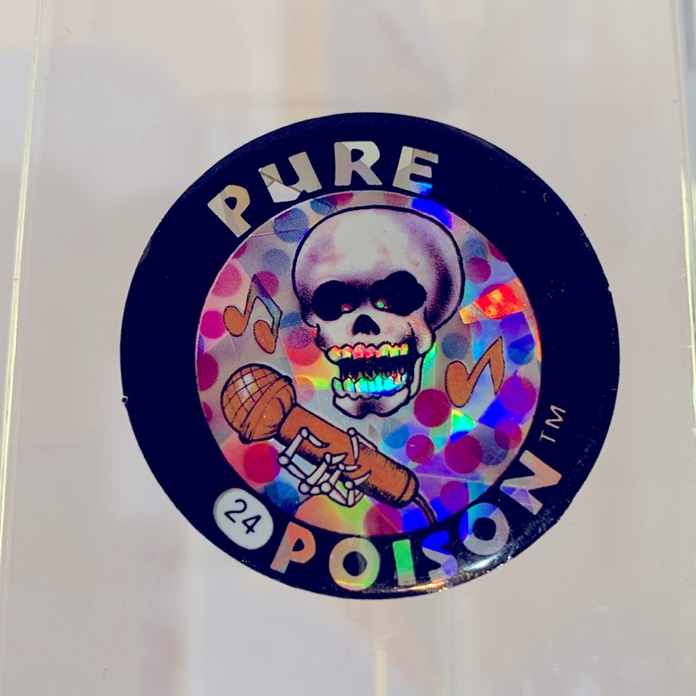Pure Poison 24 holographic FLASH CAP Pog Slammer Whammer